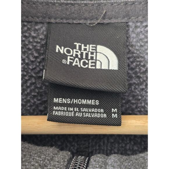 The North Face Men’s Gray Quarter Zip Fleece Pullover Jacket Size M Gorpcore - Picture 3 of 7